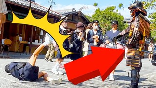 #31 SAMURAI Mannequin Prank in Kyoto Japan | Awesome reactions Statue prank Kiyomizu Temple