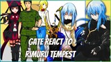 GATE React To Rimuru Tempest [AU] | Gacha Reaction | Rimuru x Luminous