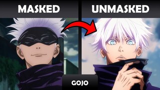 Unmasked Jujutsu Kaisen Characters