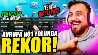 AVRUPA NO1 YOLUNDA 37KİLL SEZON REKORU VE YENİ RP! | PUBG MOBILE