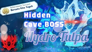 Hidden Cave Boss - Hydro Tulpa | Cara menemukan goa tersembunyi & Achievement Unlock| Genshin Impact