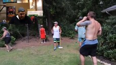 Croquet Showdown: Psycho Dad VS Uncle Larry! Joe Bump's Reaction