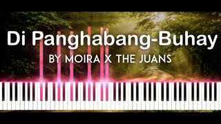 'Di panghabang-buhay by Moira x The Juans piano cover version with free sheet music