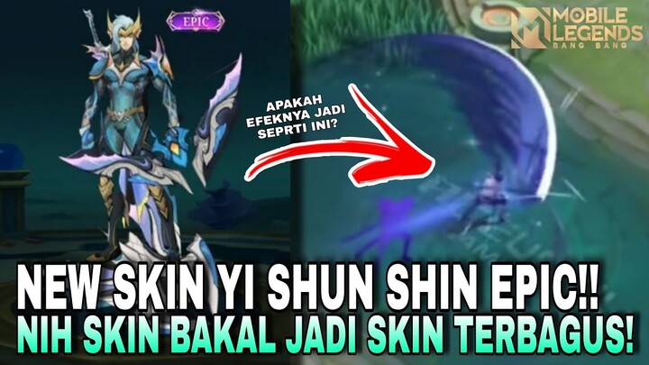 NEW SKIN EPIC YI SHUN SHIN | JHONSON SKIN LEGEND ! Giveaway diamond | UPCOMING SKIN MLBB