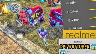 99%AUTO HEADSHOT‼️SENSITIVITAS + DPI HP Realme C2,C3,C11,C12,C15,C17,3PRO,5,5i,5PRO,6,6i,7,7i,7PRO⚡