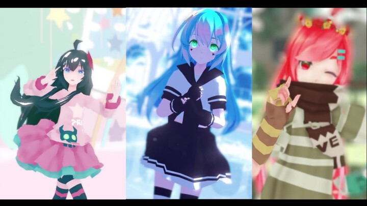 [Aotu World MMD] ★If you raise your head and smile★Kelly◇Angelique◆Abby//Cute Medley