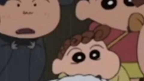 Shinchan dan Himawari sedang berkumpul