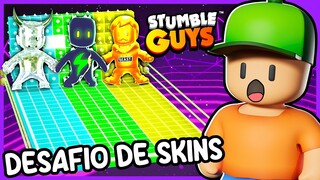 Desafio das skins grátis no Stumble Guys