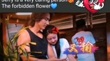 The Forbidden Flower (2023) Behind The Scene Jerry Yan caring moment to Xu Ruo Han ❤️ CTTO