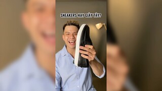 Đây là sneaker hay giày tây nhỉ?