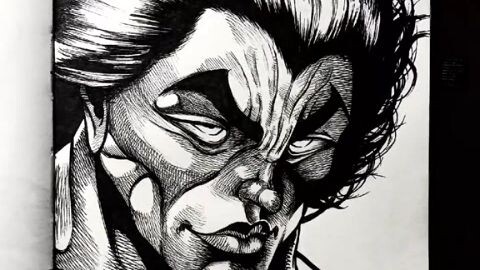 menggambar Yujito hanma kerenn😎