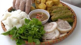 Cách Làm Bún Đậu Mắm Tôm Ngon Như Ngoài Hàng _ HÀ COOKING