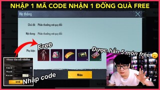 NHẬP MÃ CODE NHẬN NGAY 5 PHẦN QUÀ FREE | VÉ QUAY, TRANG PHỤC, BALO, DÙ FREE CỰC XỊN || PUBG MOBILE