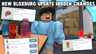 ALL NEW SMALL HIDDEN DETAIL CHANGES in the MINI BLOXBURG REWARDS UPDATE...