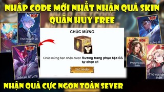 GiftCode Liên Quân | Nhập 2 Code Liên Quân Mới Nhất Nhận Trang Phục SSS+ , Quân Huy Ngon Toàn Sever