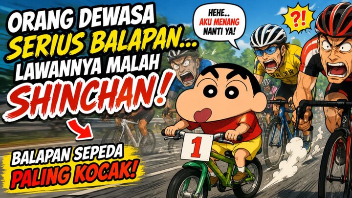 Momen Kocak Shinchan, Bikin Kepala Ikut Muter....