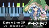 Date A Live (OST acoustic piano ver.) // Date A Live OP // Piano Tutorial