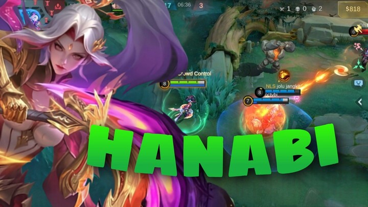 Hero Hanabi lagi OverPower Di mobile legend