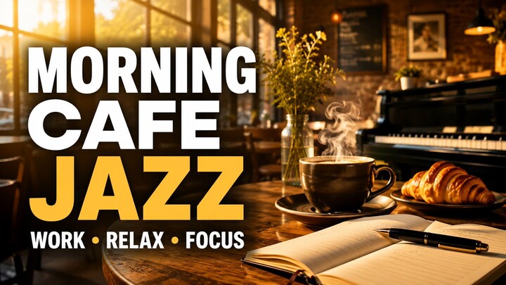 清晨咖啡馆爵士乐 ☕ Sunny Morning Coffee Shop Jazz | 3 Hours for Focus & Relax