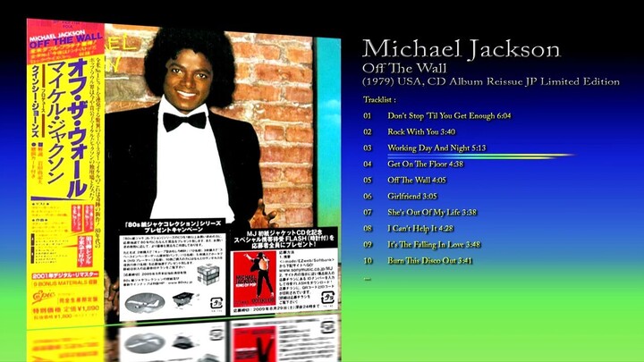 Michael Jackson (1979) Off The Wall [2009 CD Reissue, Album - Japan Limited Edition]