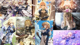 [Violet Evergarden]Bộ sưu tập minh họa trạm P TOP100 bộ sưu tập pixiv gồm 100 hình minh họa Jingzi v