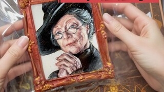 رسم يدوي وضغط! رحلت، لكن ذكراها باقية. إلى ساحرة شجاعة وذكية وصادقة وطيبة