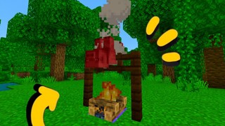 ✔สอนทำ "เตาย่างหมูหัน!" ย่างหมูหันได้!? (No Mod, No Addon) | Minecraft Trick