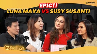 MODAL PEDE!! LUNA MAYA TANTANG SUSY SUSANTI & ALAN BUDIKUSUMA | TS Talks Eps.193 Part 2