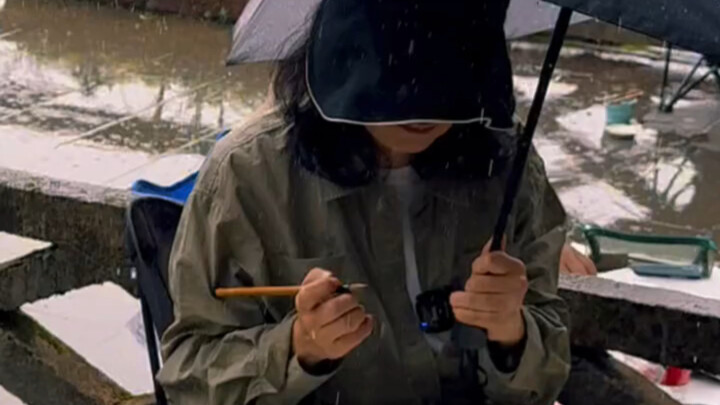 "Even God helps me draw pictures!"