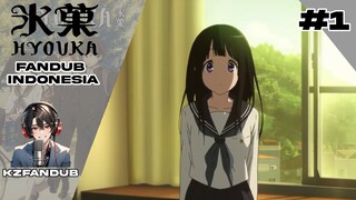 Anime ngantuk? Icip dulu coy, waifunya mantap😋 | Hyouka Fandub Indonesia