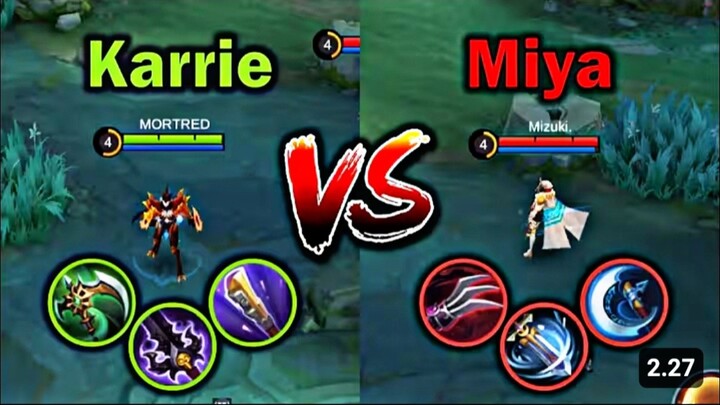 Miya vs Karrie: Siapa Marksman Tercepat di Late Game?