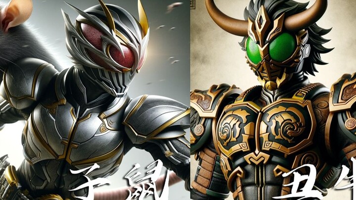 Use GPT to draw the zodiac Kamen Rider