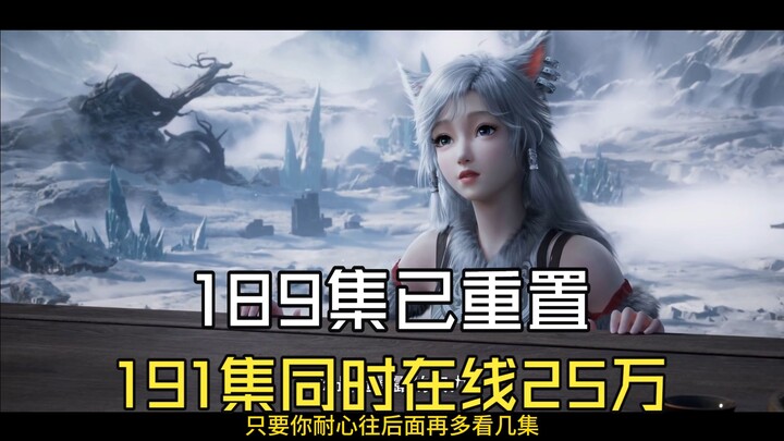 Episode 189 telah direset, episode 191 memiliki 250 ribu pemirsa daring secara bersamaan.
