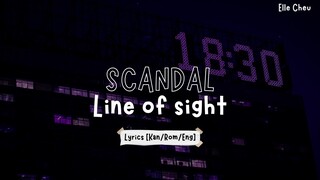 SCANDAL/Line of sight Lyrics [Kan/Rom/Eng]