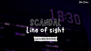 SCANDAL/Line of sight Lyrics [Kan/Rom/Eng]