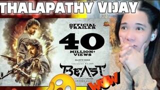 BEAST OFFICIAL TRAILER REACTION Thalapathy Vijay SunPictures | Nelson | Anirudh | POOJA HEGDE