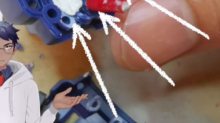 HG Gundam waist movable modification (I used Mark Rabbit)