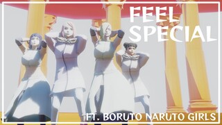 【MMD x 1K Sub Special】Feel Special ft. Boruto Naruto Girls