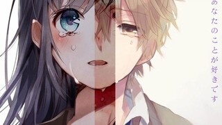 "纵使曾经沧海难为水，除却一生只为你"