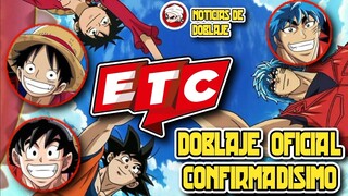 Doblaje Latino CONFIRMADO!! ONE PIECE × TORIKO x DRAGON BALL Z por ETC TV | Noticia con RAVEN VIDEOS