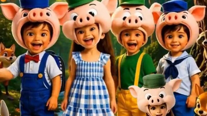 A História dos Três Porquinhos 🐷 | 巴西儿童故事 | Sementinhas