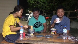 มาม่าถ้วยร้อนกินที่รีสอร์ทกับอ้ายใหม่