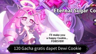 #KompetisiKreasiUnggahan Gacor di kasih 120 Gacha gratis dapet Dewi Cookie 🥰🥰