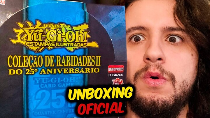 🔴 YU-GI-OH ! COLEÇÃO RARIDADE II 25 ANOS + SORTEIO - UNBOXING OFICIAL🔴