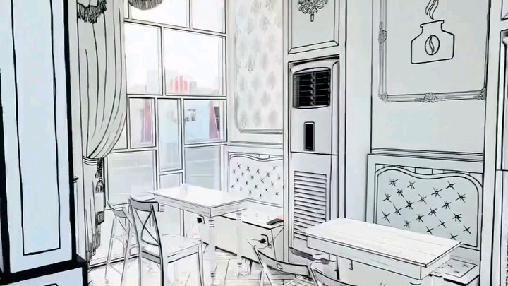 ราวกับหลุดเข้าไปในโลกของภาพสเก็ตช์ด้วยดินสอ