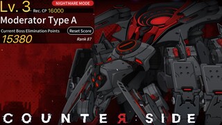 Danger Close Season 21 Moderator Type A Score 15380(BR 36%) | Counter:Side