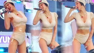 น้องสาวเป็นลม! HyunA 2023 Thailand Songkran Festival 4K ไลฟ์แฟนช็อตเวที