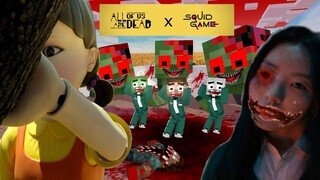 All Of Us Are Dead with Squid Game (Lets Dance And Run) - Minecraft Animation