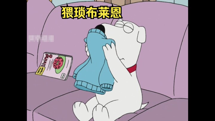 布莱恩偷闻路易斯衣服，却被饺子发现