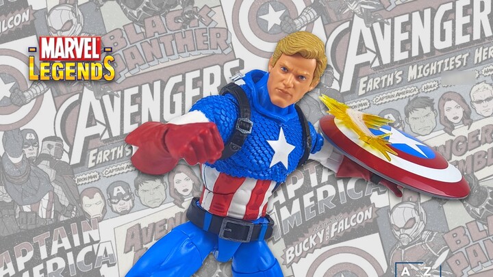 Một kiệt tác! Hasbro Marvel Legends Captain America ToyBiz Kỷ niệm 20 năm đánh giá mở hộp loạt thẻ R